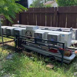 2 - 6 Fan Walk In Cooler Evaporators And 2-complete Condenser Fans
