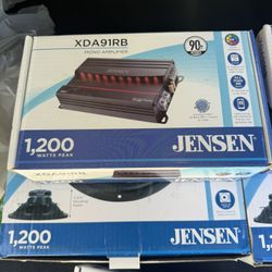 Jensen XDA91RB Mono Amplifier  1200 Watts 2 Channel
