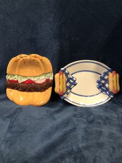 Summer BBQ Hamburger & Hot Dog Platters