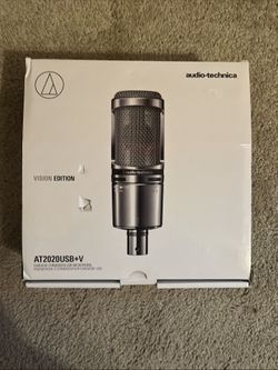 Audio-Technica CHROME AT2020USB+V Limited Edition Cardioid Condenser USB Microphone