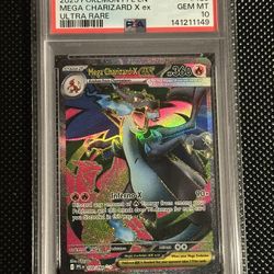 Pokemon Mega Charizard Fa Psa 10 Phantasmal Flames