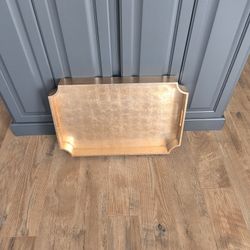 26" Long Gold Serving Tray