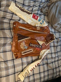 Majestik Varisty Leather Jacket