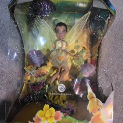 Never Opened Disney Fairies Iridessa Porcelain Doll Brass Key Keepsake 2008