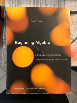 Beginning algebra