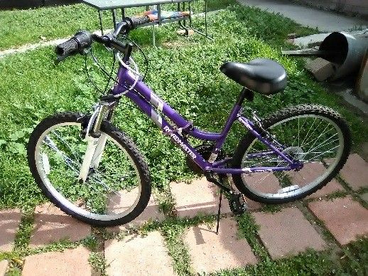 Roadmaster- 24 inches Granite Peak girls mountain bike purple purple