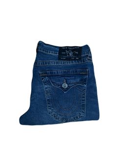 True Religion Ricky Relaxed Straight Jeans (Size 32)