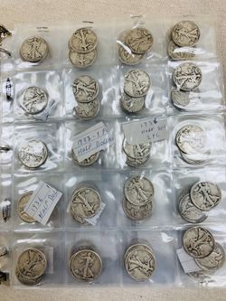 Big selection of half a dollar coin collectibles Silver