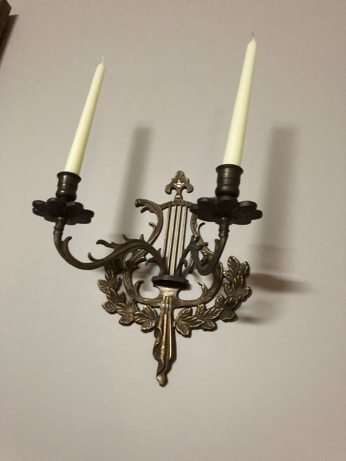 Wall candle holders (set of 2)