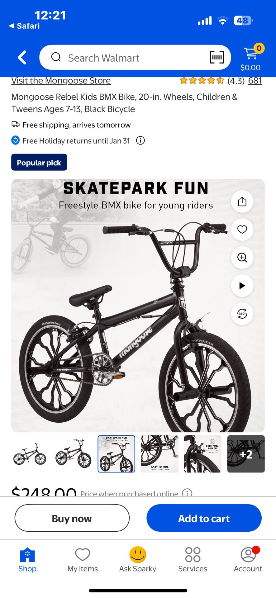 Mongoose Rebel BMX