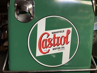 Castrol motor oil vintage look cooler (small)