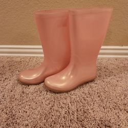 Girls Rubber Rain Boots 