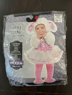 Little lamb toddler costume