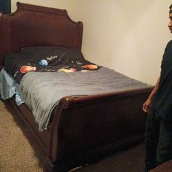 Queen Bed End Table Dresser And TV