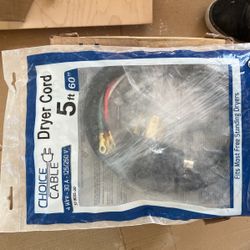 Dryer electric cord