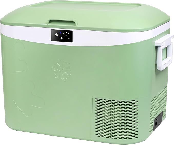 Car Fridge Portable 12V Refrigerator 13.Quart (18 Liter) 12 Volt Freezer Compressor Cooler 12V/24V DC 110~240 V AC for Truck Van RV Camper SUV and Hom
