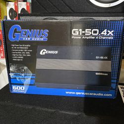 New Genius Audio 4-Channel Car Amplifier $160 each  Made in Korea 