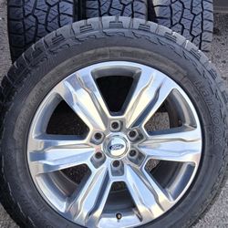 2023 OEM ORIGINAL TAKEOFFS FORD F-150 PLATINIUM 20 INCH TIRES HANKOOK DYNAPRO ALL-TERRAIN 95 % $ 1100 FIRM. 