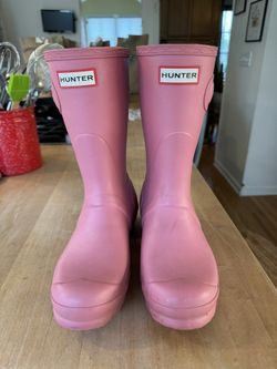 Hunter Women’s Original Short Rain Boots Pink Size 7