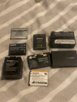 10 different batteries for older cameras