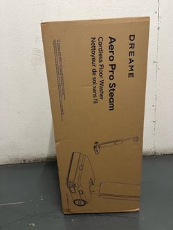 DREAME Aero Pro - Trapeador de vapor húmedo y seco, limpieza a vapor de 392 ℉, succión de 28 kPa, combo de trapeador de vacío ultrafino de 3.88 pulgad
