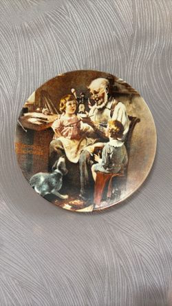 Norman Rockwell Toy Maker With Certificate 