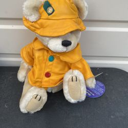 Brass Button Bears Collection Harper Bear Of Health 1997 Plush 12”