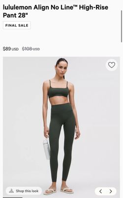 lululemon Align No Line