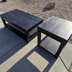 Coffee Table And End Table 