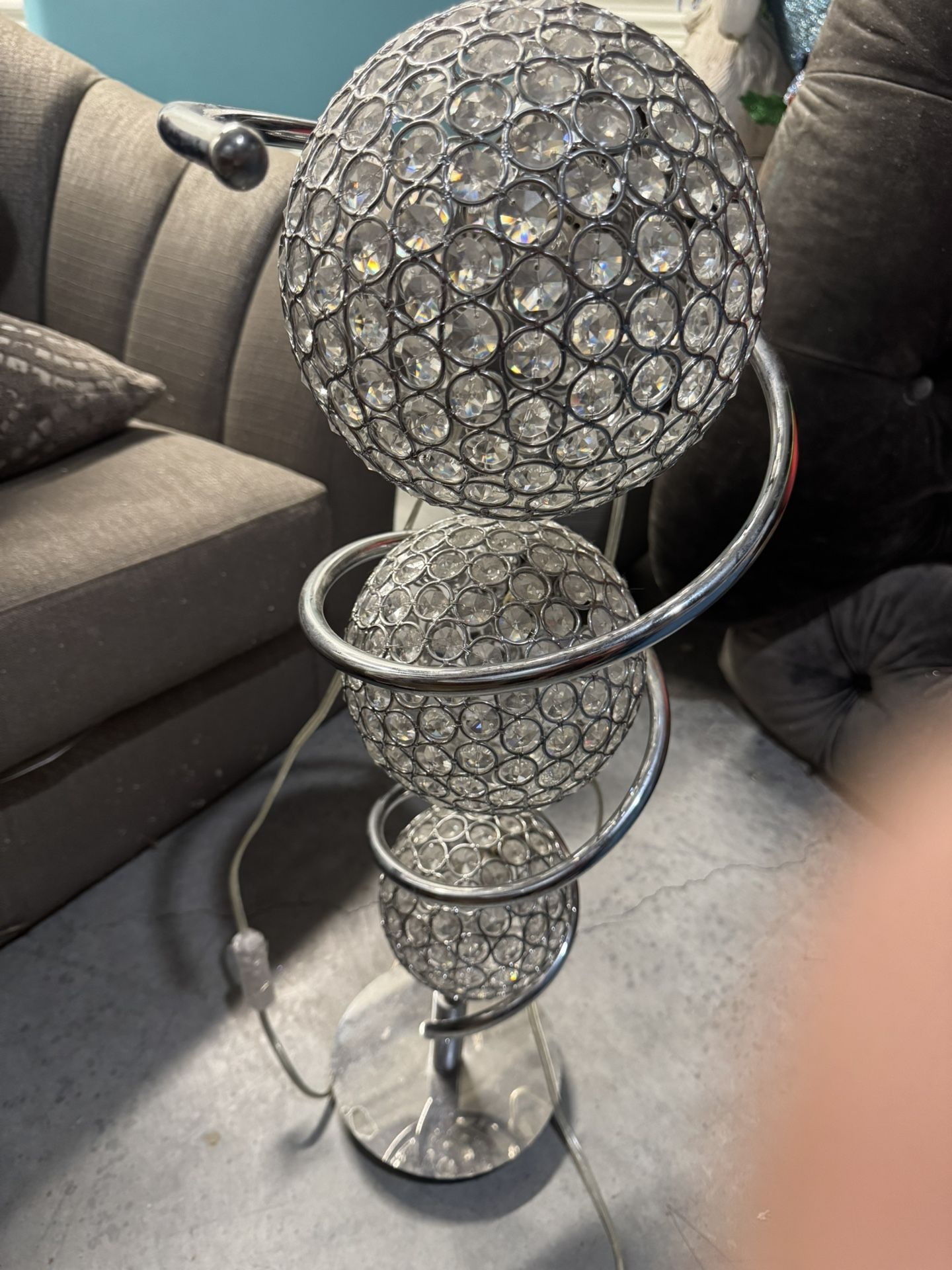 Silver Bubble Lamp