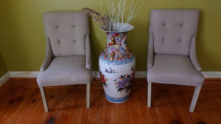 Classic Button Leisure Chair (Set Of 2)