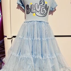 Girl's Bluey Bingo Dress 