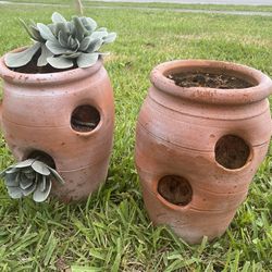 Terri Cotta Planters, decor, candles, drone