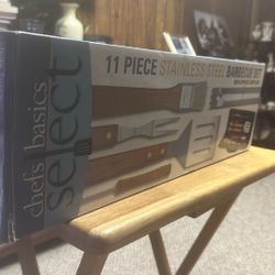 11 Piece Stainless Steel Barbecue set