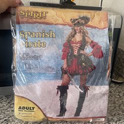 Sexy Pirate Costume With Petticoat