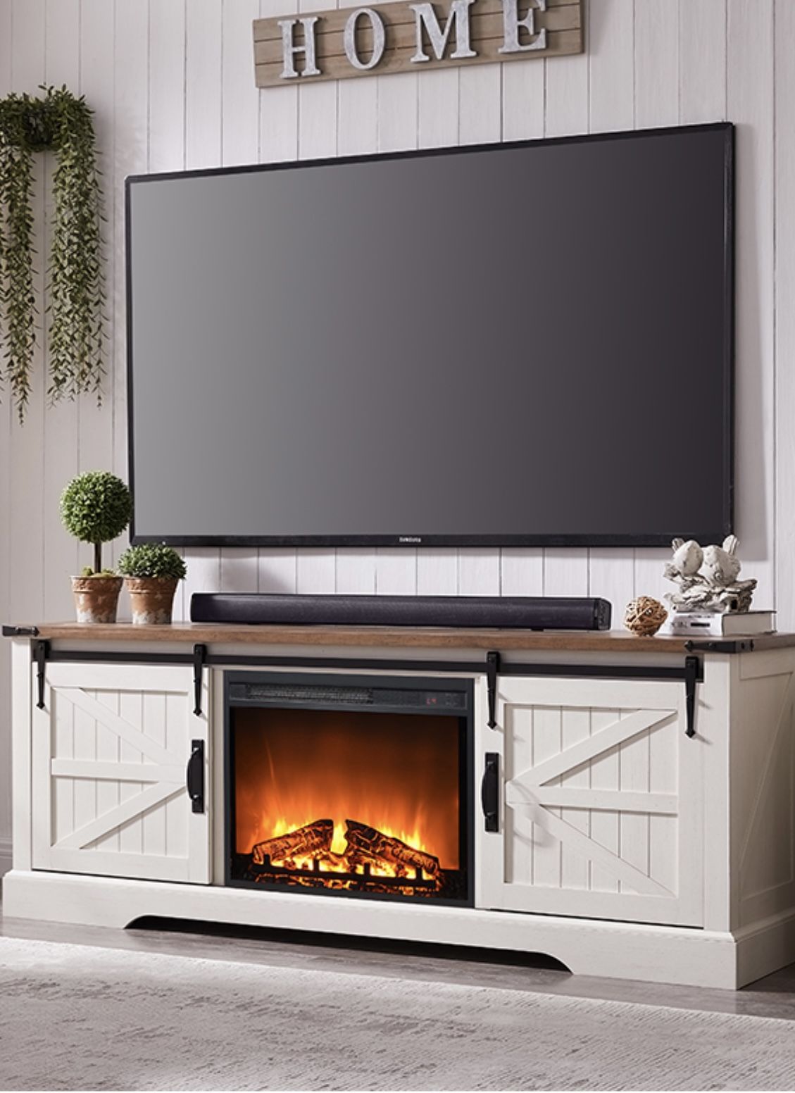 Fireplace TV Stand