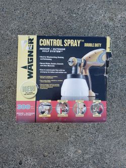 Wagner Control Spray Double Duty Sprayer!