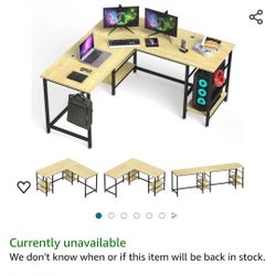 New L Shape Or Straight Desk Computer Table