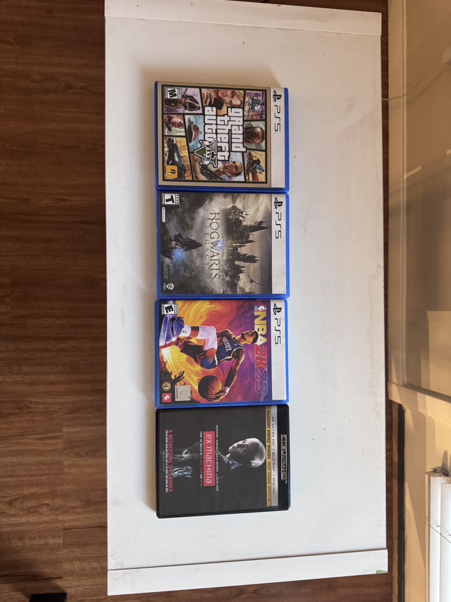 PlayStation Games Bundle – NBA 2K23, GTA V, Hogwarts Legacy + Ex Machina Movie