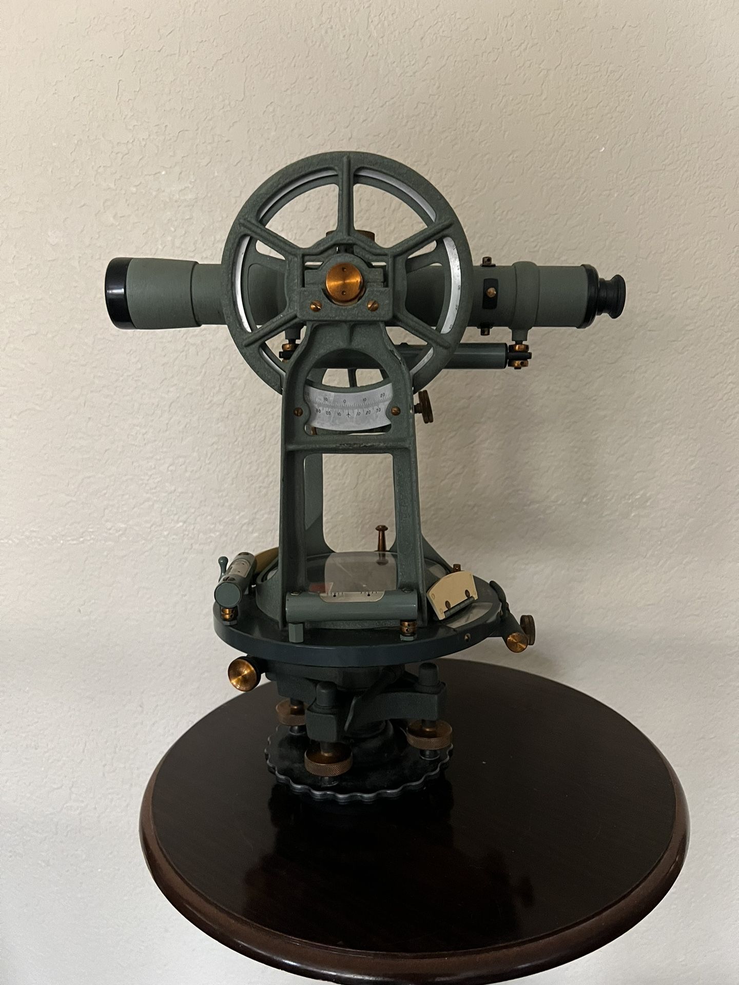 Rare Keuffel Esser K&E Engineer Transit Survey Instrument with Original Case