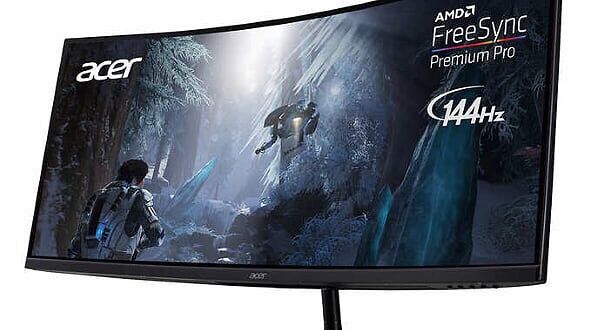 Acer 34" Class QHD FreeSync Curved Gaming Monitor