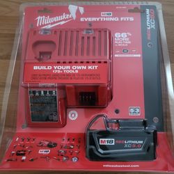 Milwaukee Battery 5ah And Charger 