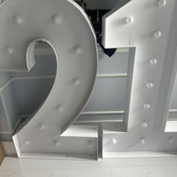 4 FT Marquee Numbers