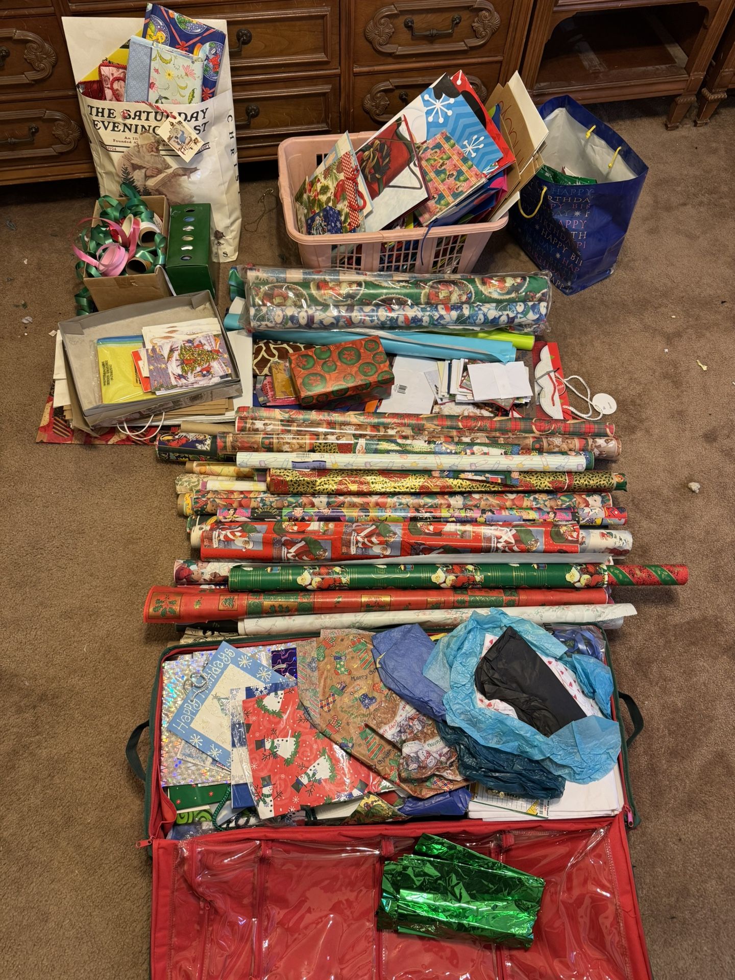 Wrapping Paper Gift Bags/Boxes Etc