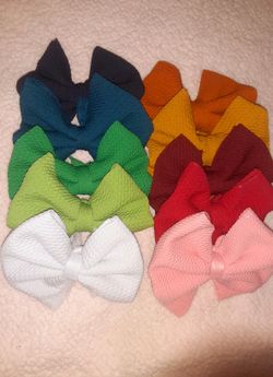 Fall solids! Bows. Headwraps. Clips. Nylon. Headband. Turban Headband.