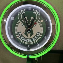 Milwaukee Bucks Neon Sign