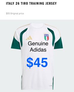 Genuine Adidas Italy Italia Jersey New