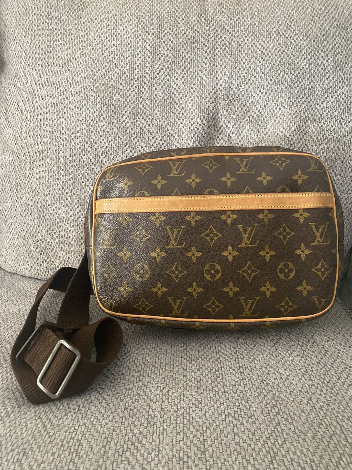 Louis Vuitton Reporter PM Crossbody Messenger Bag Monogram Canvas