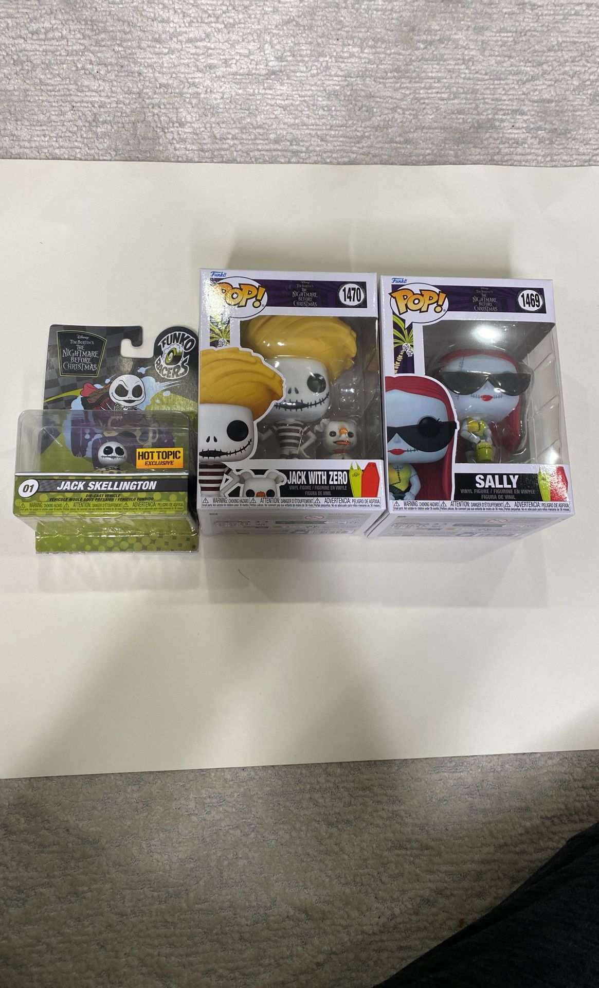 Disney The Nightmare Before Christmas Funko Pop Set
