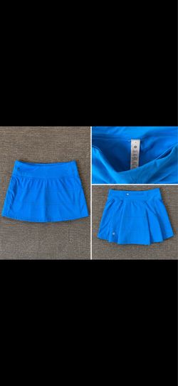 Lululemon Blue Athletic Tennis Skirt Size 4